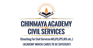 Brand logo of Chinmaya Academy Civil Services.