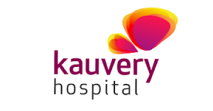 Brand logo  of kauvery Hospital .